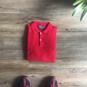 Polo Ralph Lauren Red Collar Sweater